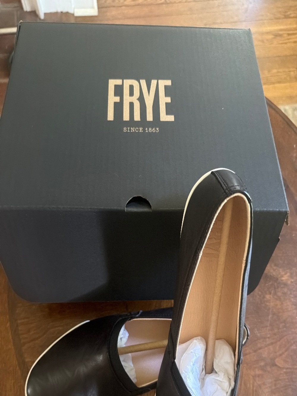 Frye Leather Melanie Slip on Shoes